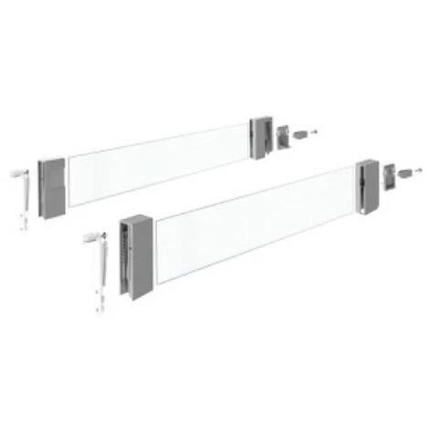 HETTICH Kit Designside Gris Hauteur 144 Longeur 300 - Argent 3 HETTICH Kit Designside Gris Hauteur 144 Longeur 300 - Argent