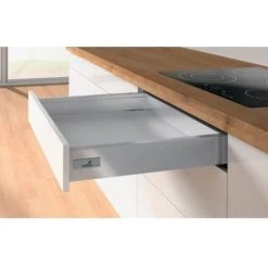 HETTICH Tiroir IA Rose Hauteur 70 Mm Silent System 50 Kg Longueur 520 Mm Gris - Argent
