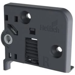 HETTICH Coulisses à Billes Charge 30 Kg Sortie Totale Longueur 450 Quadro 4D V6 Push To Open -HETTICH Soldes 57030268 2