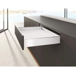 HETTICH Kits Profils Côtés AvanTech YOU Tiroir Simple Hauteur 101 Mm Longueur 400 Mm Blanc - Blanc