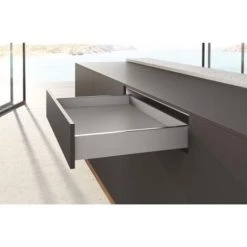 HETTICH Kits Profils Côtés AvanTech YOU Tiroir Simple Hauteur 101 Mm Longueur 450 Mm Argent - Argent