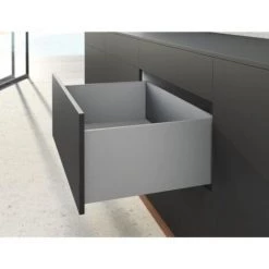 HETTICH Kits Profils Côtés AvanTech YOU Tiroir Casserolier Hauteur 251 Mm Longueur 450 Mm Argent - Argent