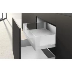 HETTICH Kit De Raccord Façade à Langlaise En Verre Ou Matériaux De 10 Mm Pour Profil Inlay 251 H187 Argent - Argent -HETTICH Soldes 57032550 5