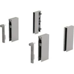 HETTICH Adaptateur Pour Kit DesignSide Pour Hauteur De Paroi Arrière 186 Mm Coloris Argent - Argent