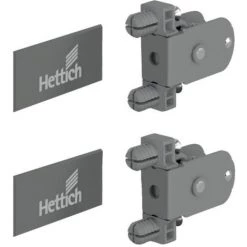 HETTICH Kit Tiroir ArciTech Longueur 500 Mm Hauteur 94 Mm Coloris Argent Livré Avec Profils Attachesfaçade Et Caches - Argent -HETTICH Soldes 57033207 3