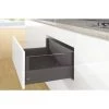 HETTICH Kit Complet Tiroir ArciTech à Casseroles Avec DesignSide Profil H126 Mm Paroi Arrière H250 Mm Anthracite Longueur 550 Mm - Anthracite -HETTICH Soldes 57033248 1
