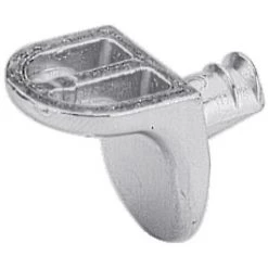 HETTICH Taquets Détagère Sekura 2 Tenons Ø 5 Mm Zamak Nickelé La Boîte De 500 - Nickelé