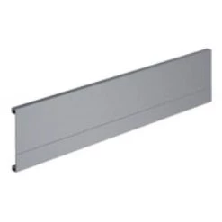 HETTICH Bandeau Façade Aluminium 2000mm Hauteur 70 Argenté - Argent
