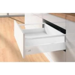 HETTICH Tiroir IA Rose Avec Tringle Hauteur 144 Mm Push To Open Longueur 260 Mm Blanc - Blanc