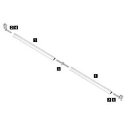 HETTICH Assembleur Pour Barre De Synchonisation Push To Open Pour Meubles De Largeur Suppérieur à 600 Mm