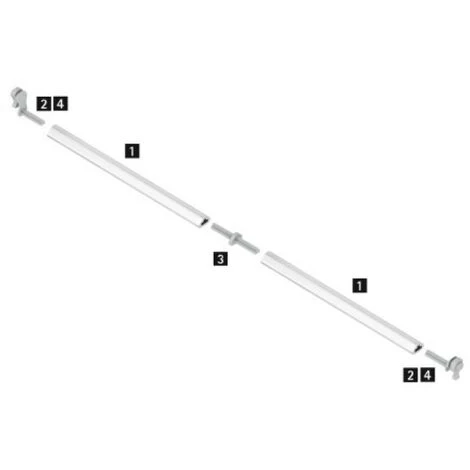 HETTICH Assembleur Pour Barre De Synchonisation Push To Open Pour Meubles De Largeur Suppérieur à 600 Mm 3 HETTICH Assembleur Pour Barre De Synchonisation Push To Open Pour Meubles De Largeur Suppérieur à 600 Mm