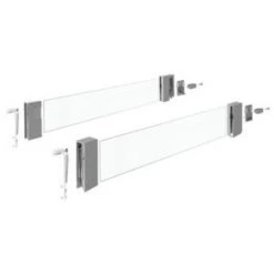 HETTICH Kit Designside Gris Hauteur 144 Longeur 470 - Argent