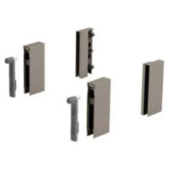 HETTICH Adaptateur Design Side Pour Tiroir ArciTech Hauteur 92 Mm Finition Champagne - Champagne