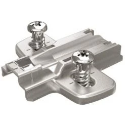HETTICH Embase Cruciforme à Visser Avec Vis De Fixation Direct 8099 D0 HV DBS Boite De 10