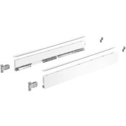 HETTICH Kits Profils Côtés AvanTech YOU Tiroir Simple Hauteur 77 Mm Sousfour Longueur 400 Mm Blanc - Blanc -HETTICH Soldes 57035887 2