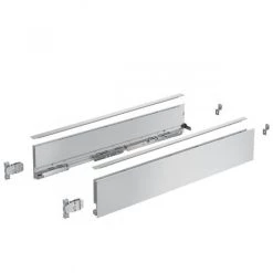 HETTICH Kits Profils Côtés AvanTech YOU Tiroir Simple Hauteur 101 Mm Longueur 650 Mm Argent - Argent -HETTICH Soldes 57035894 2