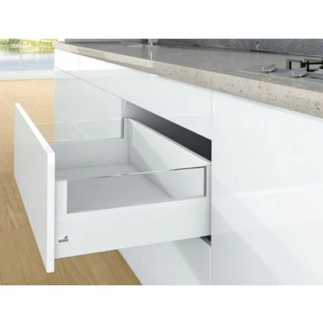 HETTICH Kit Complet Tiroir ArciTech à Casseroles Avec DesignSide Profil H126 Mm Paroi Arrière H218 Mm Blanc Longueur 500 Mm - Blanc 3 HETTICH Kit Complet Tiroir ArciTech à Casseroles Avec DesignSide Profil H126 Mm Paroi Arrière H218 Mm Blanc Longueur 500 Mm - Blanc