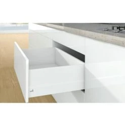 HETTICH Kit Complet Tiroir ArciTech à Casseroles Avec TopSide Profil H94 Mm Paroi Arrière H218mm Blanc Longueur 550 Mm - Blanc