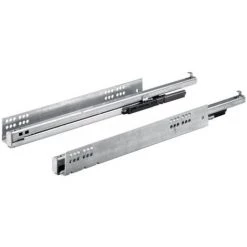 HETTICH Coulisses à Billes Charge 50 Kg Sortie Totale Quadro V6 Silent System L 520 Mm