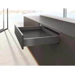 HETTICH Kits Profils Côtés AvanTech YOU Tiroir Simple Hauteur 101 Mm Longueur 450 Mm Anthracite - Anthracite