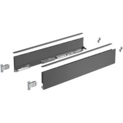 HETTICH Kits Profils Côtés AvanTech YOU Tiroir Simple Hauteur 101 Mm Longueur 350 Mm Anthracite - Anthracite -HETTICH Soldes 57038711 3