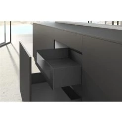 HETTICH Kit De Raccord Façade à Langlaise En Verre Ou Matériaux De 10 Mm Pour Profil Casserolier H187 Blanc - Blanc -HETTICH Soldes 57039362 5