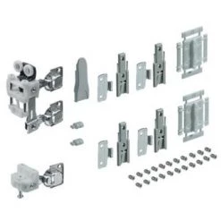 HETTICH Garniture Wing Line L Pull To Move Charge 5 Kg Porte Gauche Sans Guide Bas Largeur Vantail Max 300 Mm