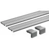 HETTICH Profilé De Coulissage SlideLine M 2 à 3 Portes En Applique 2 Voies - Anodisé -HETTICH Soldes 57582871 1