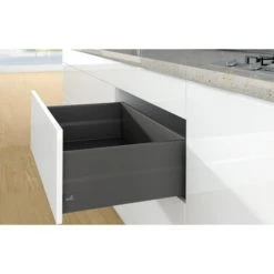 HETTICH Réhausse TopSide Hauteur 92 Mm Pour Hauteur De Dos 186 Mm Coloris Anthracite Longueur 500 Mm Code Bleu ArciTech - Anthracite -HETTICH Soldes 57674207 2