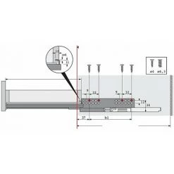 HETTICH Quadro V6 Push To Open Sortie Totale Charge 30 Kg Quadro V6 -HETTICH Soldes 58127178 4