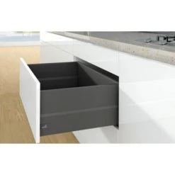 HETTICH Réhausse TopSide Hauteur 124 Mm Pour Hauteur De Dos 218 Mm Coloris Anthracite Longueur 500 Mm Code BleuArciTech - Anthracite -HETTICH Soldes 58369049 2