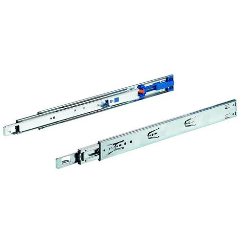 Paire De Coulisses à Billes KA 4532 Silent System Hettich - 700mm - 35kg - A Sortie Totale - Acier Zingué - Zingué 3 Paire De Coulisses à Billes KA 4532 Silent System Hettich - 700mm - 35kg - A Sortie Totale - Acier Zingué - Zingué