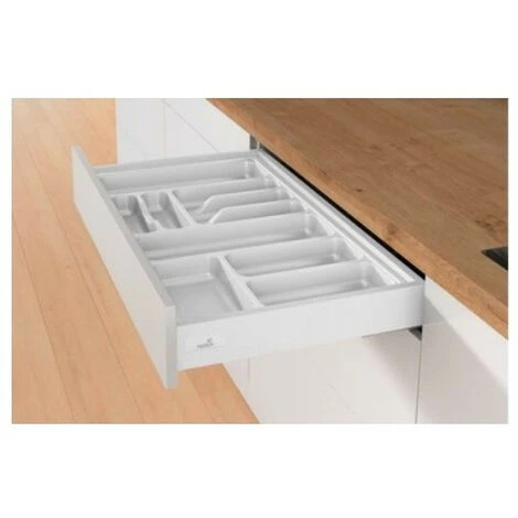 Range-couverts OrgaTray 440 Pour Tiroir Hettich - Largeur 600mm - Plastique - Blanc - Blanc 4 Range-couverts OrgaTray 440 Pour Tiroir Hettich - Largeur 600mm - Plastique - Blanc - Blanc – Image 2