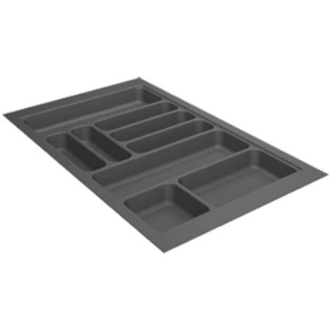 Range-couverts OrgaTray 440 Pour Tiroir Hettich - Largeur 600mm - Plastique - Anthracite - Anthracite 3 Range-couverts OrgaTray 440 Pour Tiroir Hettich - Largeur 600mm - Plastique - Anthracite - Anthracite