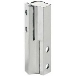 HETTICH Lot De 2 Paumelles Laiton Chromé Pour Meuble Hettich, L.40 X L.10 Mm