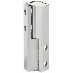 HETTICH Lot De 2 Paumelles Laiton Chromé Pour Meuble Hettich, L.50 X L.10 Mm