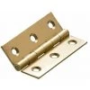 HETTICH Lot De 2 Paumelles Laiton Pour Meuble Hettich, L.64 X L.40 Mm -HETTICH Soldes 59728626 1