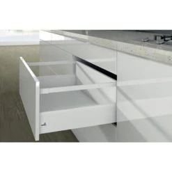 Casserolier Arcitech HETTICH - P.650 H.250/126mm - Blanc Sans Coulisse Avec Tringle -9149405
