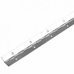 HETTICH Charnière Piano Inox Pour Meuble, L.1200 X L.32 Mm
