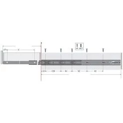 HETTICH Coulisse à Billes Modèle KA 4532 AM Push To Open 7 HETTICH Coulisse à Billes Modèle KA 4532 AM Push To Open -HETTICH Soldes 67659547 2