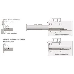 HETTICH Coulisse Modèle Quadro You Avec Silent Systeme Pour AvanTech You -HETTICH Soldes 67659734 2