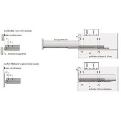 HETTICH Coulisse Modèle Quadro You Avec Silent Systeme Pour AvanTech You -HETTICH Soldes 67661654 2