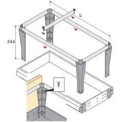 HETTICH Cadre à Dossier Suspendu - Noir -HETTICH Soldes 67661779 2