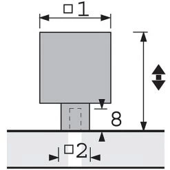 HETTICH Bouton De Meuble Modèle Pola - Gris/argent -HETTICH Soldes 67669914 3