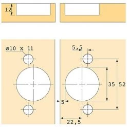HETTICH Charnière Réf 46787 - Nickelé -HETTICH Soldes 67671256 4