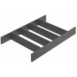 Range Couverts Orgatray 630 - Décor : Anthracite - Pour Tiroir De Profondeur : 450 Mm - Profondeur : 423 Mm - HETTICH - Vendu à L'unité -HETTICH Soldes 72000732 4