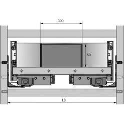 Range Couverts Orgatray 630 - Décor : Anthracite - Pour Tiroir De Profondeur : 450 Mm - Profondeur : 423 Mm - HETTICH - Vendu à L'unité -HETTICH Soldes 72000732 5